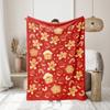 Christmas Series Printed Blanket for Sofa Bed Travel Camping Living Room Office Conditioning Blanket for All Seasons Gifts