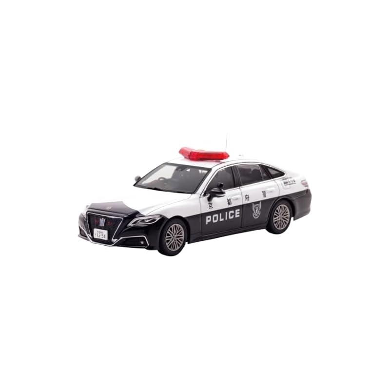 RAI'S 1/43 Toyota Crown Hybrid (AZSH21) 2024 Kyoto Prefectural Police Traffic Department Mobile Traffic Unit Vehicle (K02) Finished Model H7432402