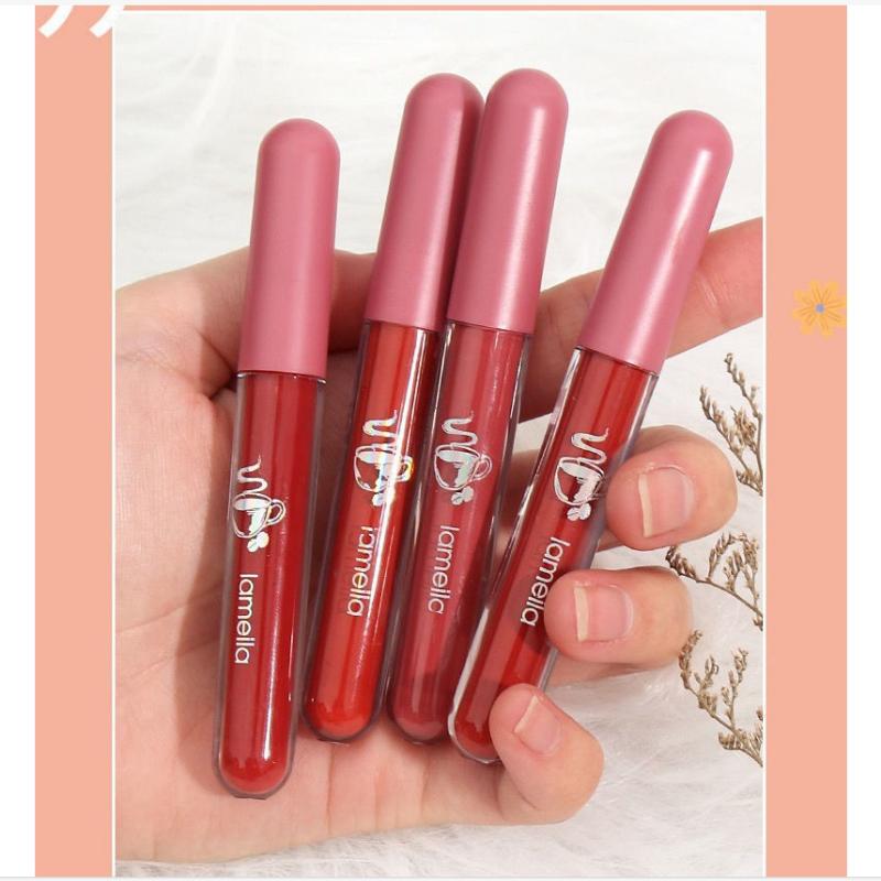 Lipstick Makeup Lasting Sexy Red Lip Gloss Matte Lipstick Makeup Cosmetics Liquid Lipstick Waterproof Long Lasting Matte Velvet Lip Gloss Makeup