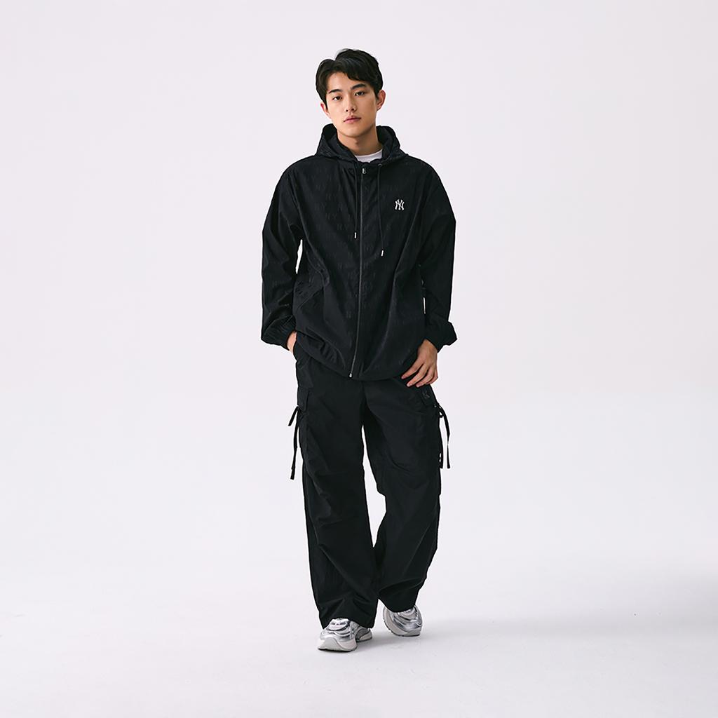 New MLB MONOGRAM Collection New York Yankees SS25 Jackets & Coats Unisex Black 3AWJM0453-50BKS