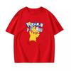 Potdemiel Summer New Pikachu Print Childrens Cotton TShirt Boys and Girls Comfortable and Breathable Childrens TShirt