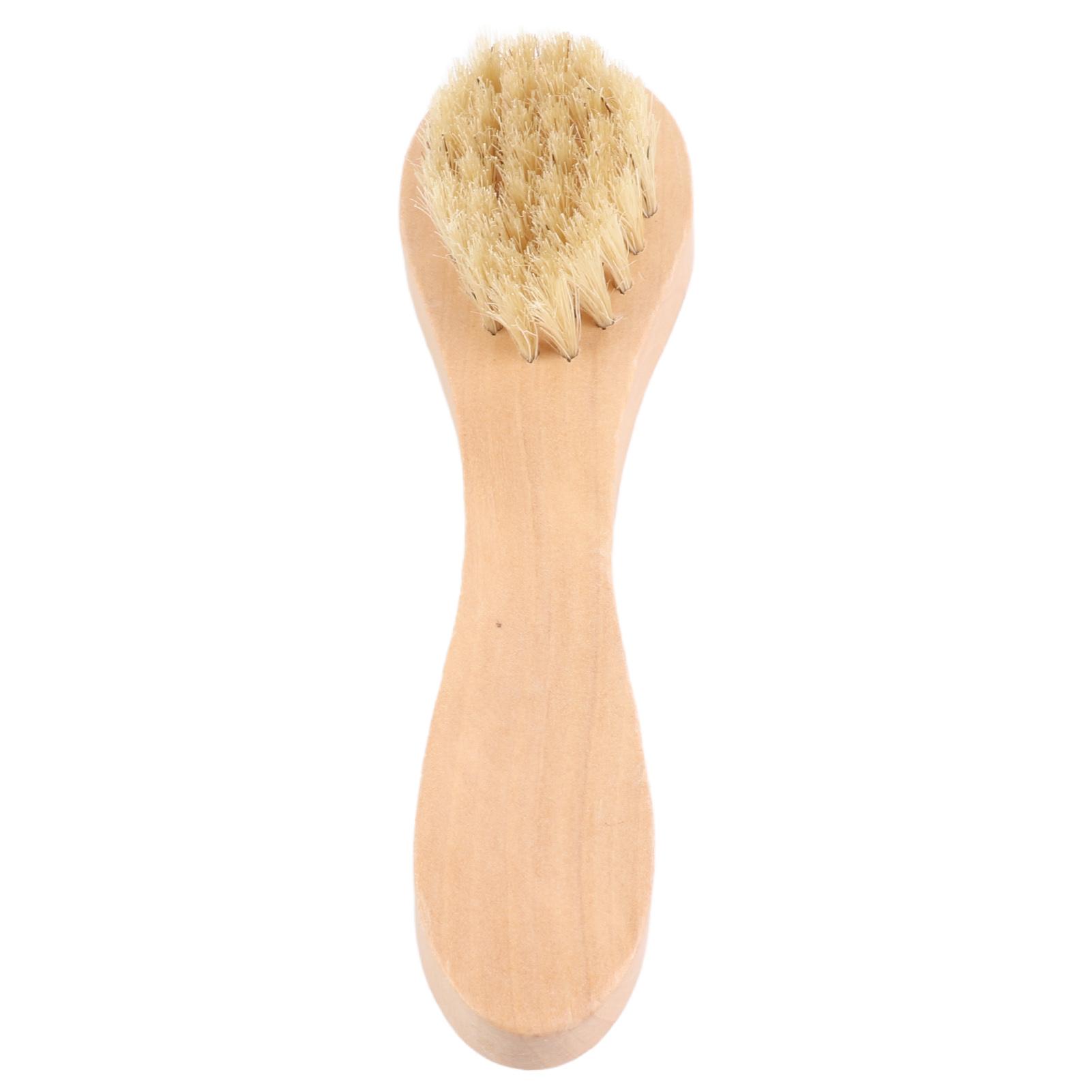 

Wooden Handle Face Brush Exfoliating Cleaning Skin Brush Tool