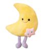 Cartoon Cloud Moon Plush Pillow: Cute Sofa Cushion & Children's Room Decoration