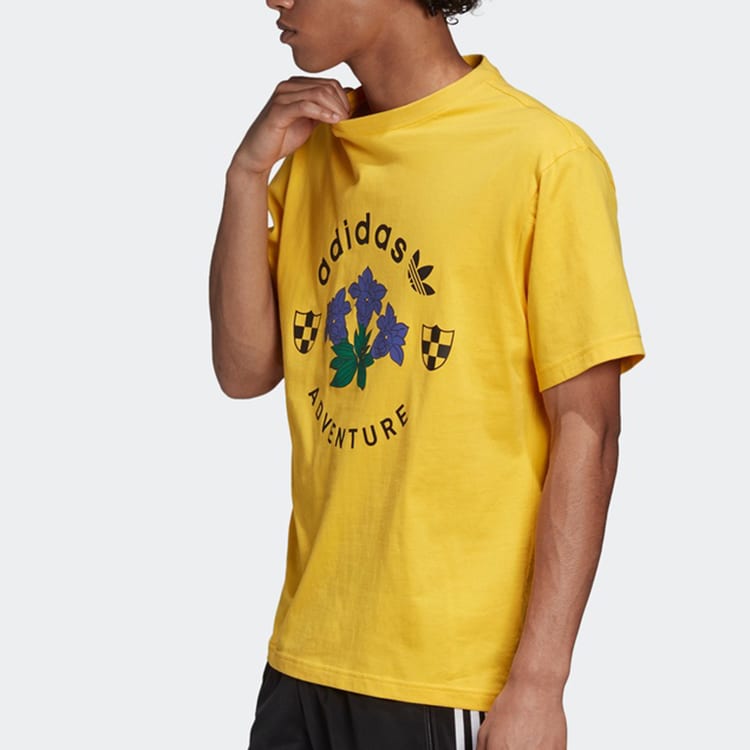 Adidas Originals Adventure T Shirt Men's Sunlight Yellow GD5607