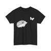 Hedgehog Butterfly Shirt, Animals Hedgehog Lovers Women Men Cute T-Shirt