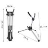 Foldable Saxophone Stand Portable Alto Sax Metal Floor Stand Holder Aluminum Alloy with Carry Bag