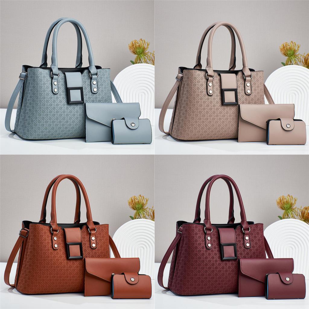 Pu Geometric Pattern Large Capacity Shoulder Bag For Daily Use