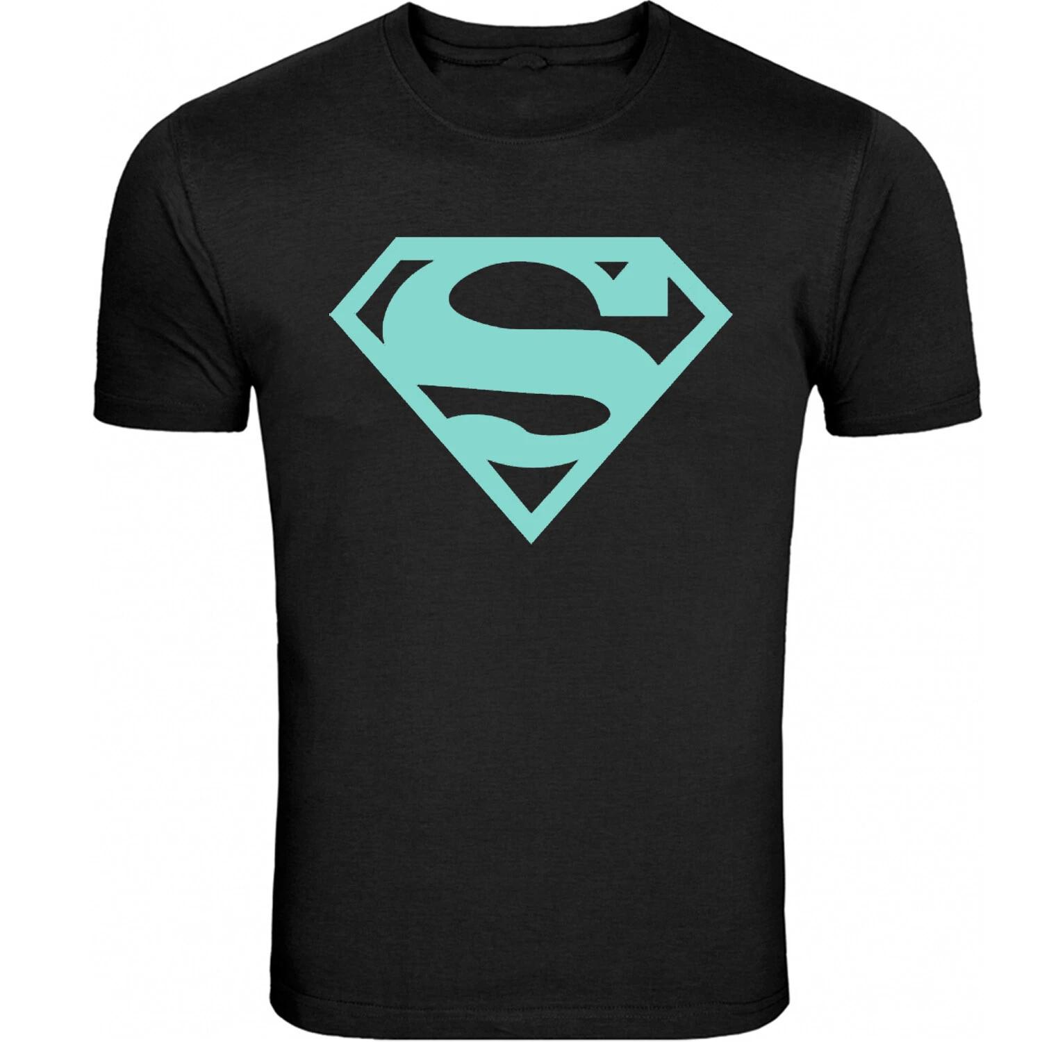 Superman Shirt Unisex T-shirt Tee Black S - 5XL T-Shirt Tee XL