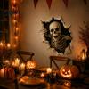 Holiday Vibe Wall Enhancements Halloween Break-in 3D Decals, Illusion Effect Spooky Breaking Through Decorative Decals for Dormitory Sticker,