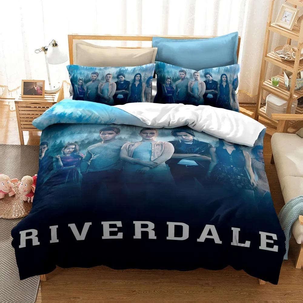 Comforter Lisabridal South Side Serpents Riverdale Tv Bedding Set Boys Girls Twin Queen Size Bed Kids Adult