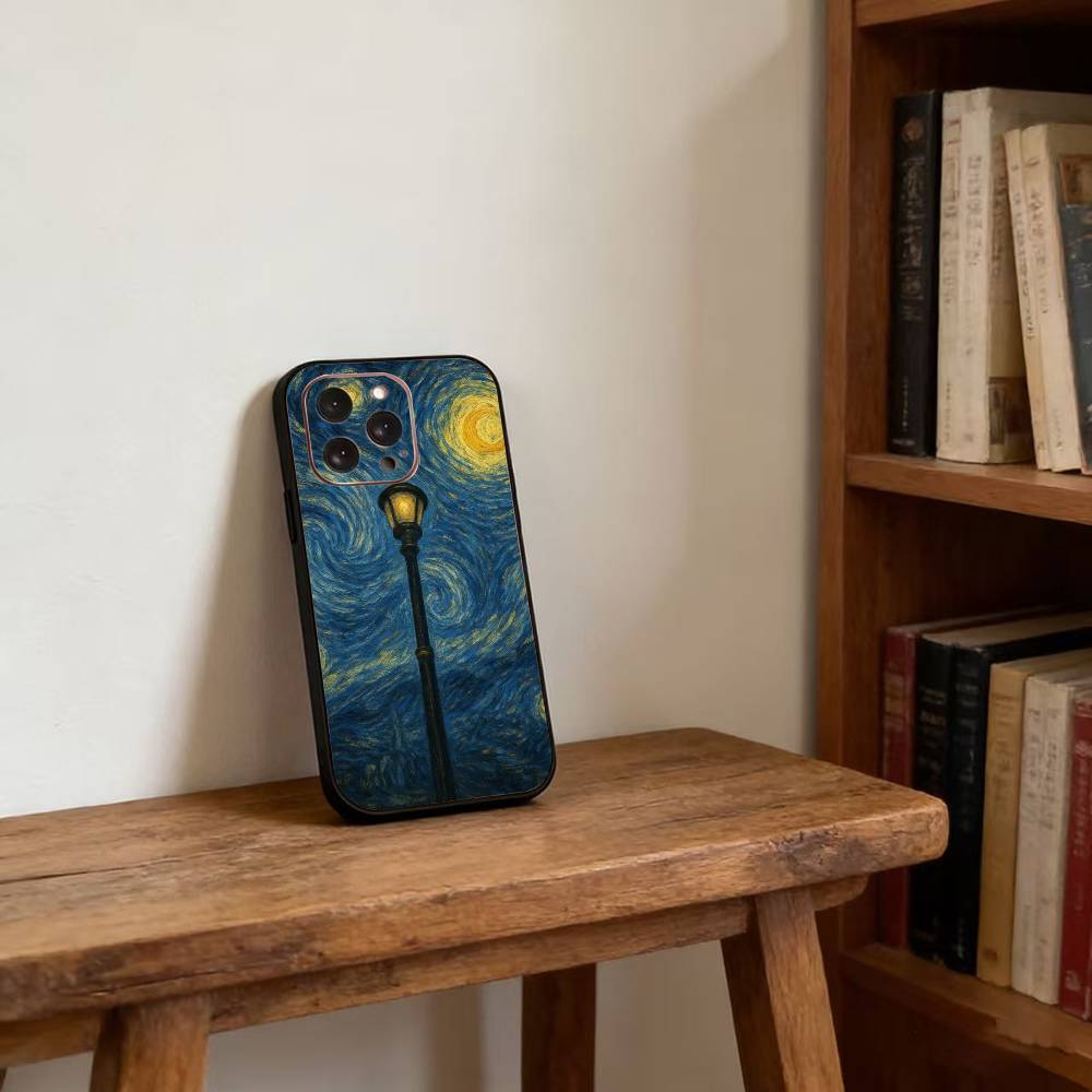 Van Gogh Starry Sunflowers Phone Case For iPhone17,16,15,14,13,12,11 Plus,Pro Magnetic For Magsafe Wireless Charging