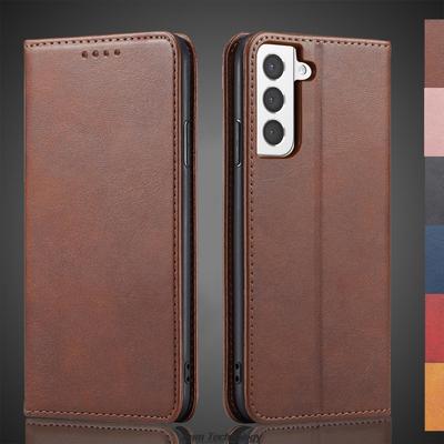 Magnetic Attraction Leather Case for Samsung Galaxy S21+ / S21 Plus 5G 6.7" Holster Flip Cover Wallet Phone Bags Fundas Coque
