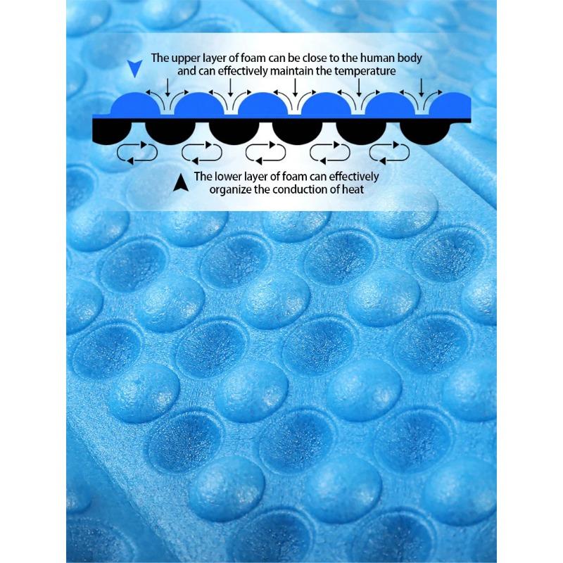 Wasserdichte Camping-Schaumstoffmatte, Sitz für Picknick, Wandern, Rucksackreisen, Bergsteigen, Trekking, Stadiontribünen, Outdoor, 1 Stück