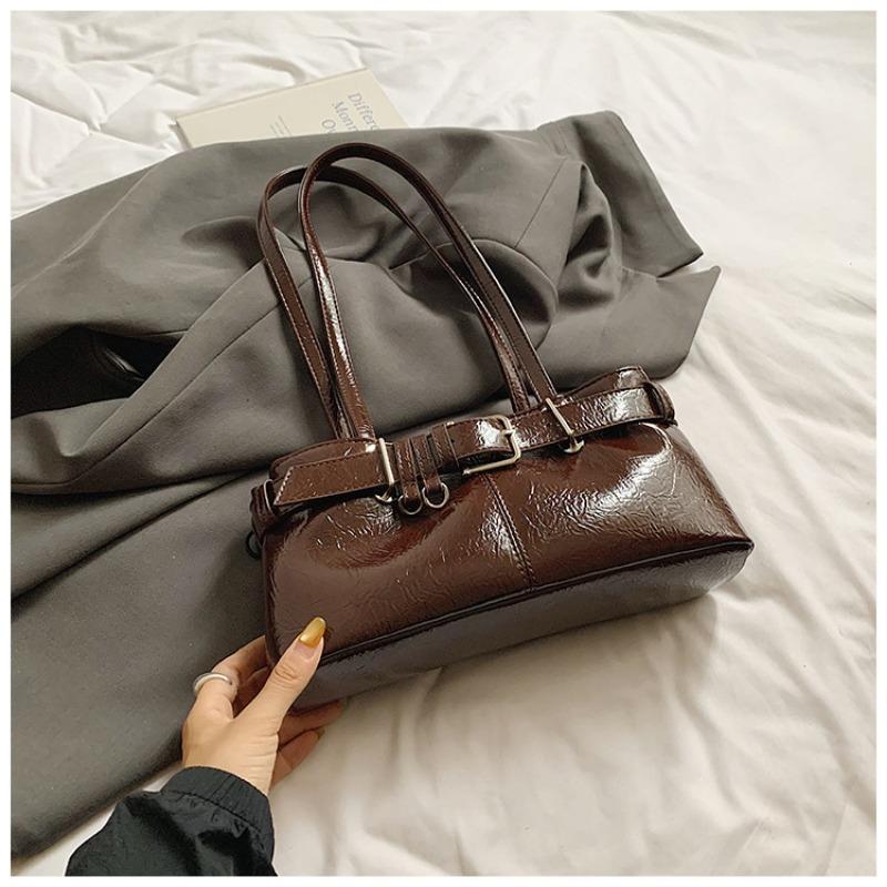 Commute Trend Fashion Trendy Handbag for Women, Small-sized, with Unique Texture, Single Shoulder Bag on The Armhole