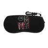 Vintage Old American Flag Patriotic 1776 We The People USA Shell Glasses Case Sunglasses Box Women Men Soft Eyeglasses Bag Pouch