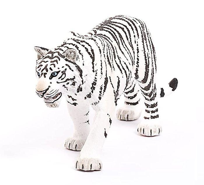 Schleich figurine 14731 - animal de la savane - tigre blanc mâle
