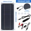 30W Solar Trickle Charger IP65 Car Battery Solar Panel Charging Kit 12-24V Solar Battery Charger For Car RV Boat Motorcycle
