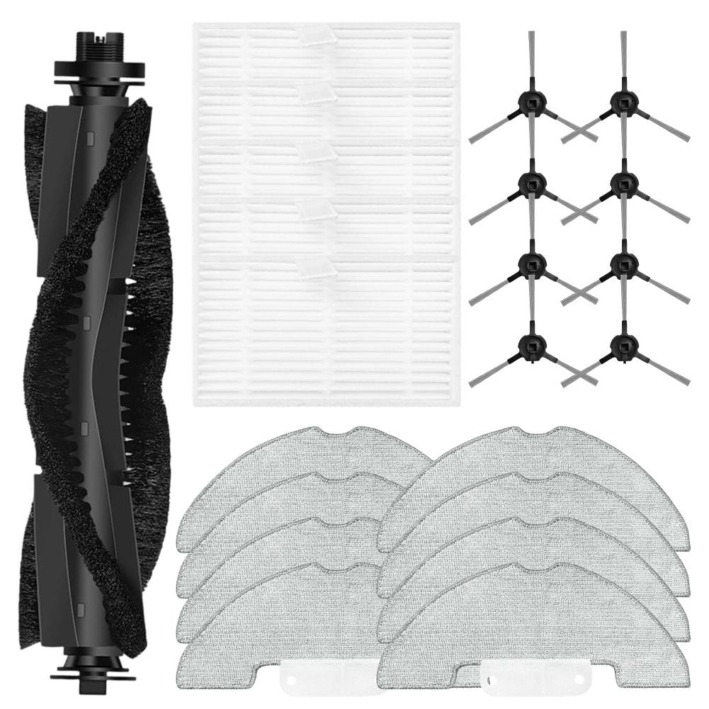 Main Side Brush Filter Mop Cloth Kit For Cleanova Vexilar W9 W11 W15 Robot Vacuum Cleaner Replacement Parts Accessories