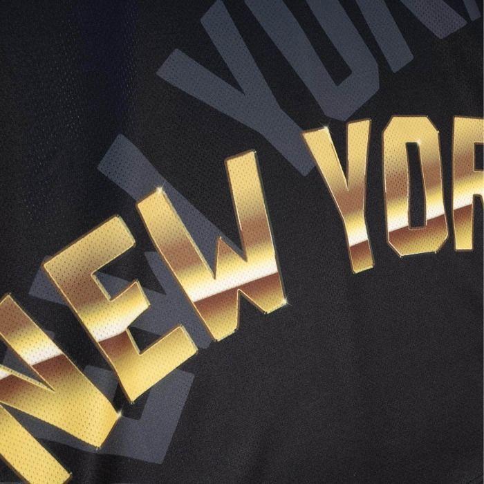 Débardeur - New York Knicks - Big Face 4.0 - 100% Poly Mesh - Col arrondi - Noir