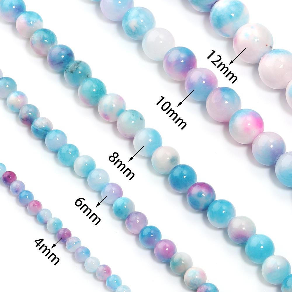1 Strang 4 6 8 10 12mm Runde Persische Jadeperlen Natursteinperlen Lose Abstandshalterperlen Für Schmuckherstellung DIY Armband Halskette