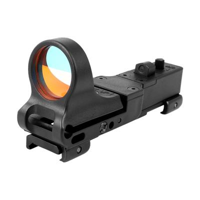 Mira de Ponto Aberto Tipo C-MOR, Compatível com Trilhos de 20mm, Gravada (Preto)