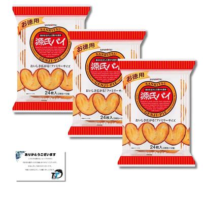 Sanritsu Seika Value Genji Pie 24 Stück Stück x 12 3 Beutel Set mit 39 Karten (2 Stücke)