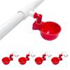 Chicken Water Cups For PVC With Tee, Automatic Chicken Waterer Kit For Poultry, DIY PVC Water Feeder For Chicken
