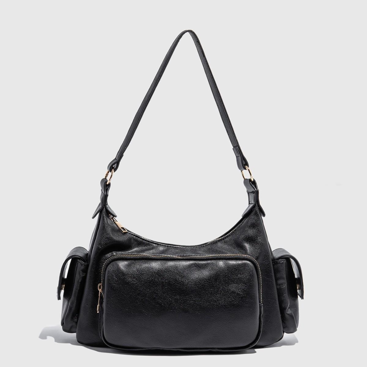 Трендовая многокарманная мотоциклетная сумка 2025 года для женщин, крутая панк-стиль, сумка под мышкой, нишевая ретро-сумка для поездок на работу, одноплечевая сумка-кроссбоди