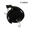 Elastic Luggage Strap 4 Meters Long with Clips Essential Tool for Travelers