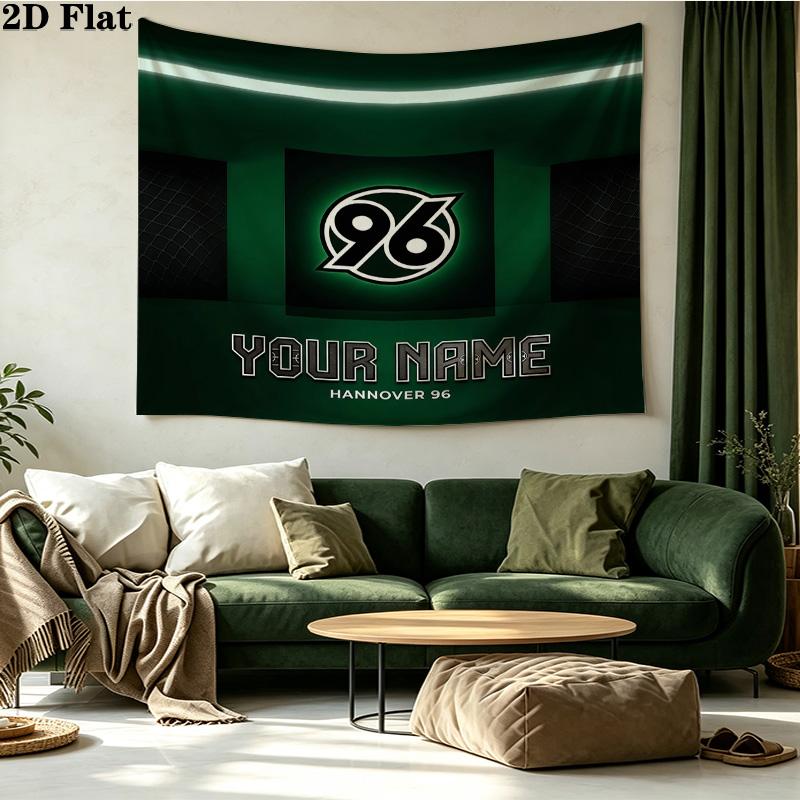 Custom Name Hannover Printed Tapestry – Wall Hanging for Bedrooms, Dorms, and Home Decor