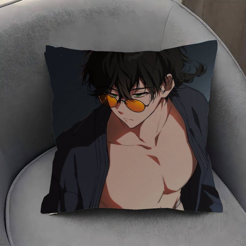 Yamato Endo Anime WIND B-BREAKER Pillow Case Fashion Square Pillowcase Bedroom Sofa Room Ins Decoration Leisure