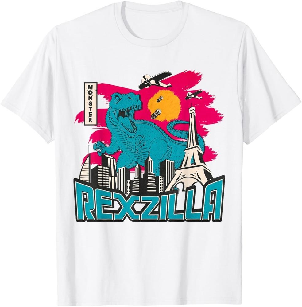 

Retro Giant Reptile Monster City Destruction Vintage Fantasy TShirt Unisex T-Shirt XXXL