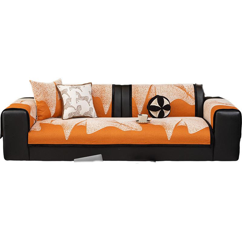 Chenier'S New Sofa Cushion Is Universal In All Seasons, Non-Slip Seat Cushion, Leather Sofa Cover, Anti-Cat Scratch Sofa Cover, Cloth Towel.