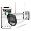 OHWOAI WiFi Security Pet Fully 3K IP65 Full Color Night Smart AI SD Card Not Included Outdoor/Indoor Camera, Camera, Wireless, 5MP,