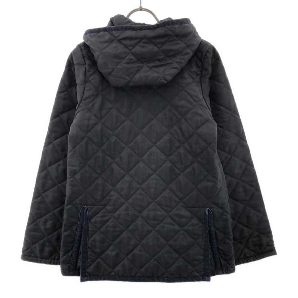 LAVENHAM Made In England Quilted Jacket 36 Navy Men's Used