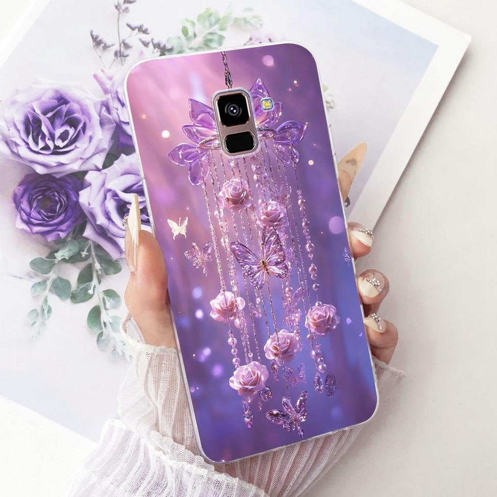 Clear Casing For Samsung Galaxy A8 Plus 2018 SM-A730F Phone Case For Samsung A8 Plus 2018 Cover Cute Fashion Funny Cool Painted