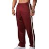 Summer side striped sweatpants loose straight breathable large size casual sports cross-border trousers