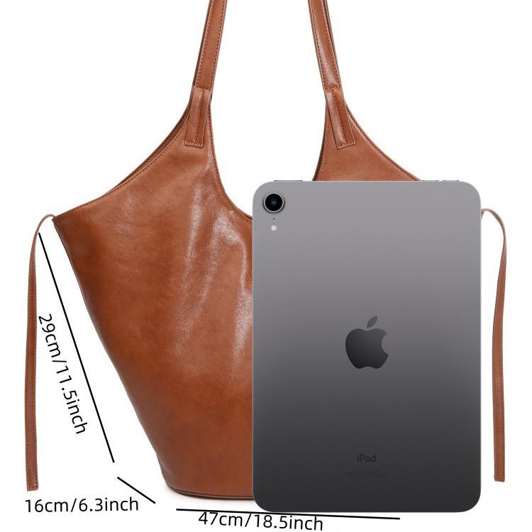 Large Capacity Commuter Versatile Bucket Tote Bag Niche Design Premium Handbag Casual Simple Shoulder Bag