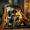 Real Madrid Karim Forever Blanket Lightweight Ideal Bedding Blanket Perfect for Travel, Camping, Living Rooms, Offices, Sofas, Fan Christmas gift