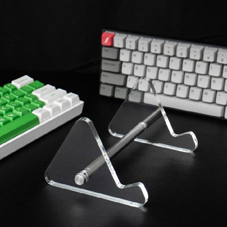 Keyboards Display Stand Stable Acrylic Transparent Single Layer for Computer Mechanical Keyboards Storage Holder