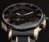 Salvatore Marra Men's Chronograph Watch, 10 ATM Water Resistant, Business/Formal, Italian Brand, Limited Edition, SM15104 (Black/Pink Gold) [Parallel