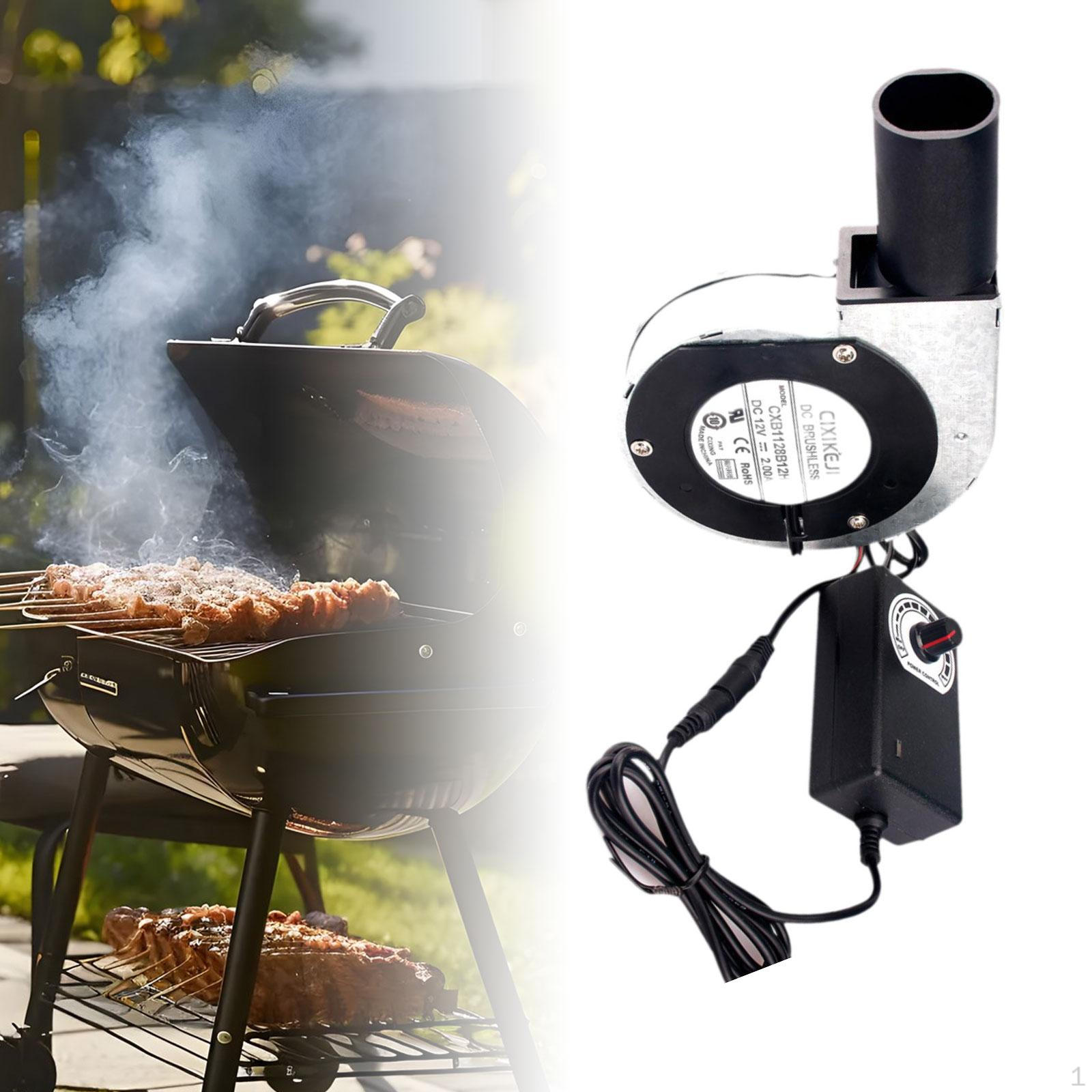 

Barbecue Air Blower Camping Fire Stove Metal Fan Comfortable Grip BBQ Barbecues