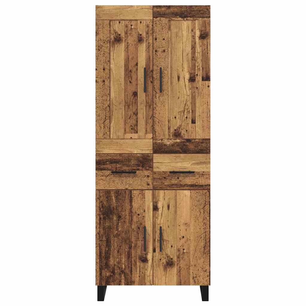 Highboard Reclaimed Wood 69.5 x 34 x 180 cm Particle Board