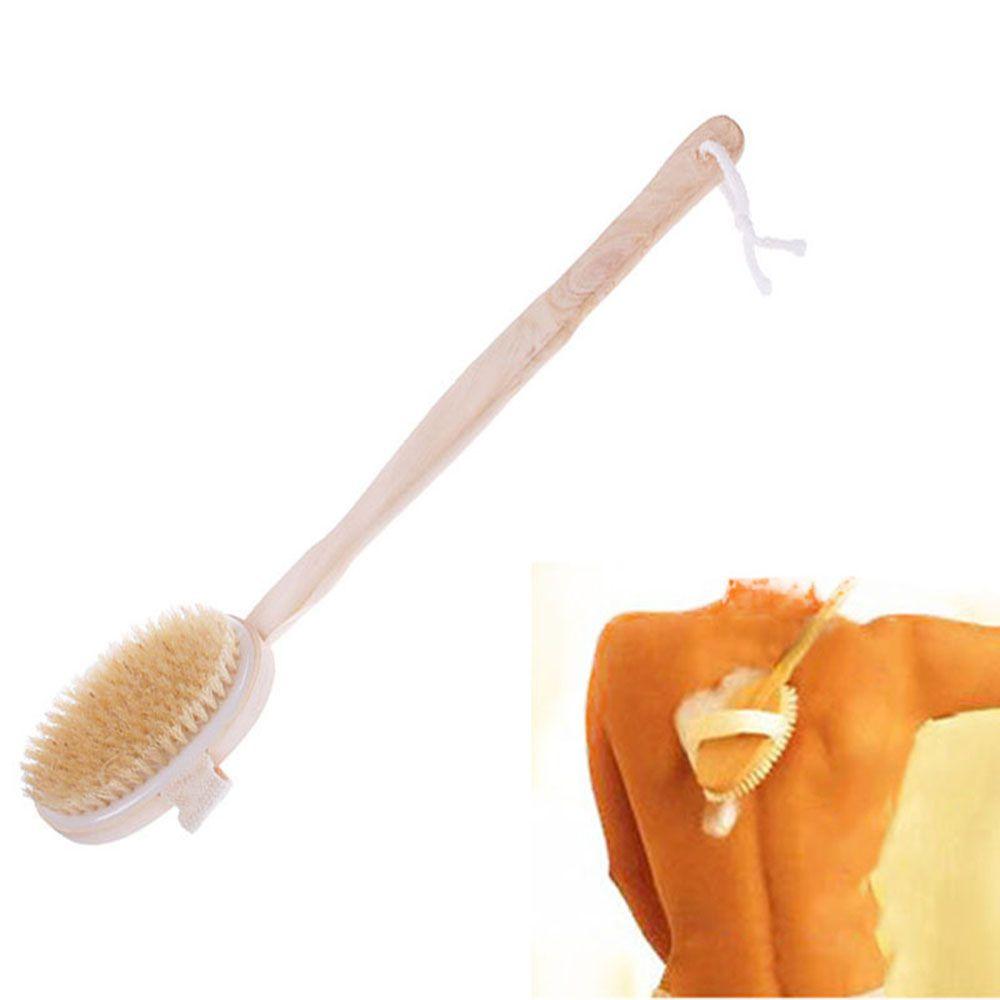 Dry Skin Body Shower Long Handle Bathroom Accessories SPA Scrubber Massage Shower Brush Bath Brush