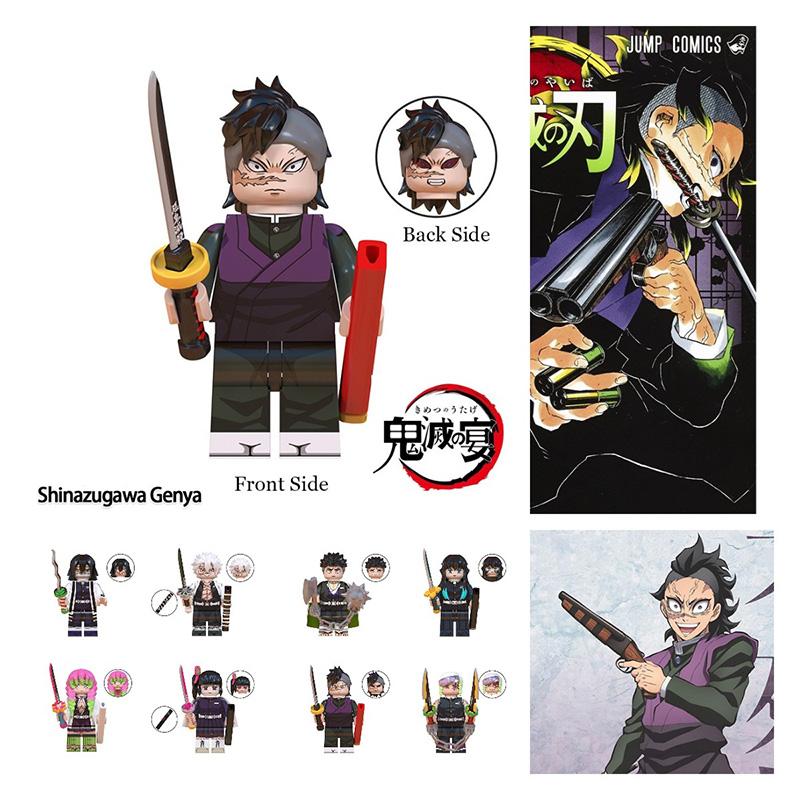 Slayer Assembled Demon Building Blocks Iguro Obanai Kanroji Mitsuri Puzzle Toy