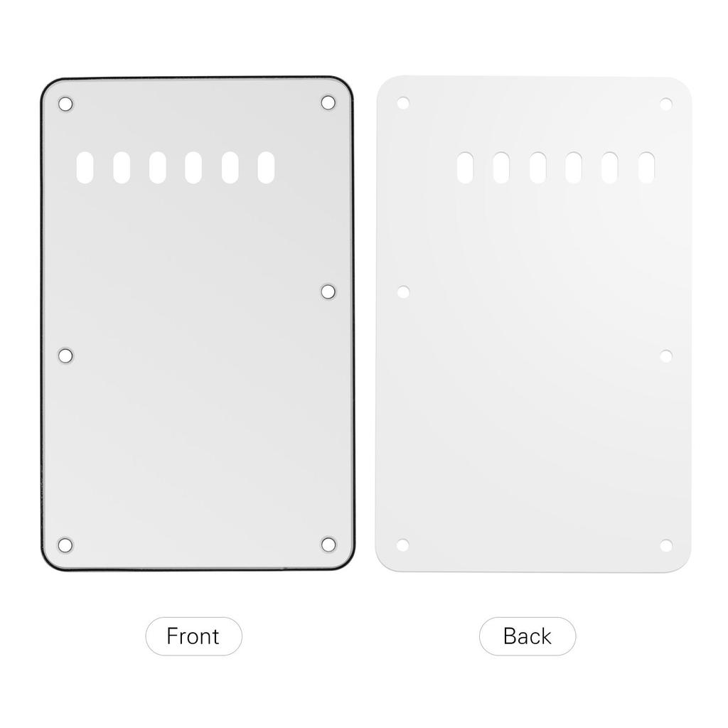 6 Holes 3 Ply Guitar Backplate Tremolo Back Cover Replacement for ST Electric Guitar