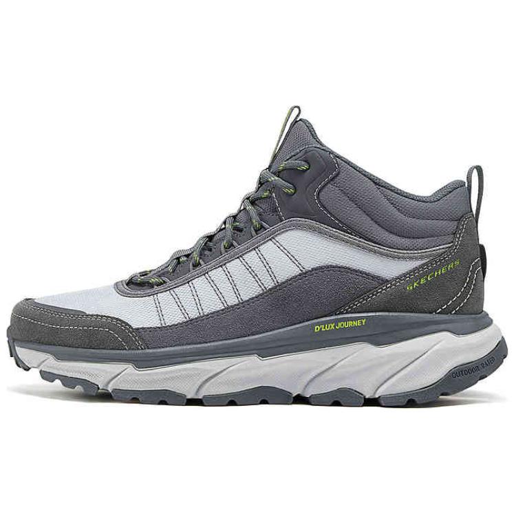 Skechers Outdoor Comfortable Versatile Mid-Top Hiking Shoes Men shoes Gray 237191C-GYMT 39.5