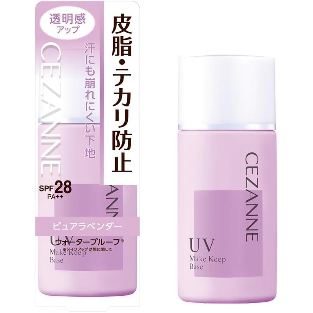 Cezanne Sebum Shine Prevention Foundation Pure Lavender 30ml Spf28 Pa++ Waterproof Pure Lavender