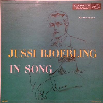 Disque vinyle JUSSI BJÖRLING - In Song LM1771 RCA Victor Rouge US Classique Occasion
