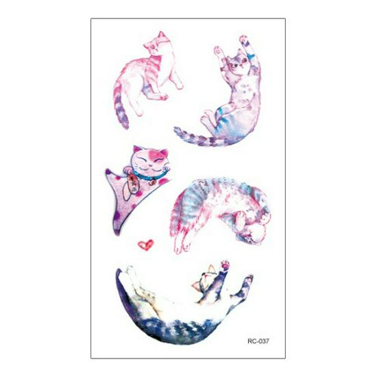 Waterproof Color Tattoo Stickers for All Ages